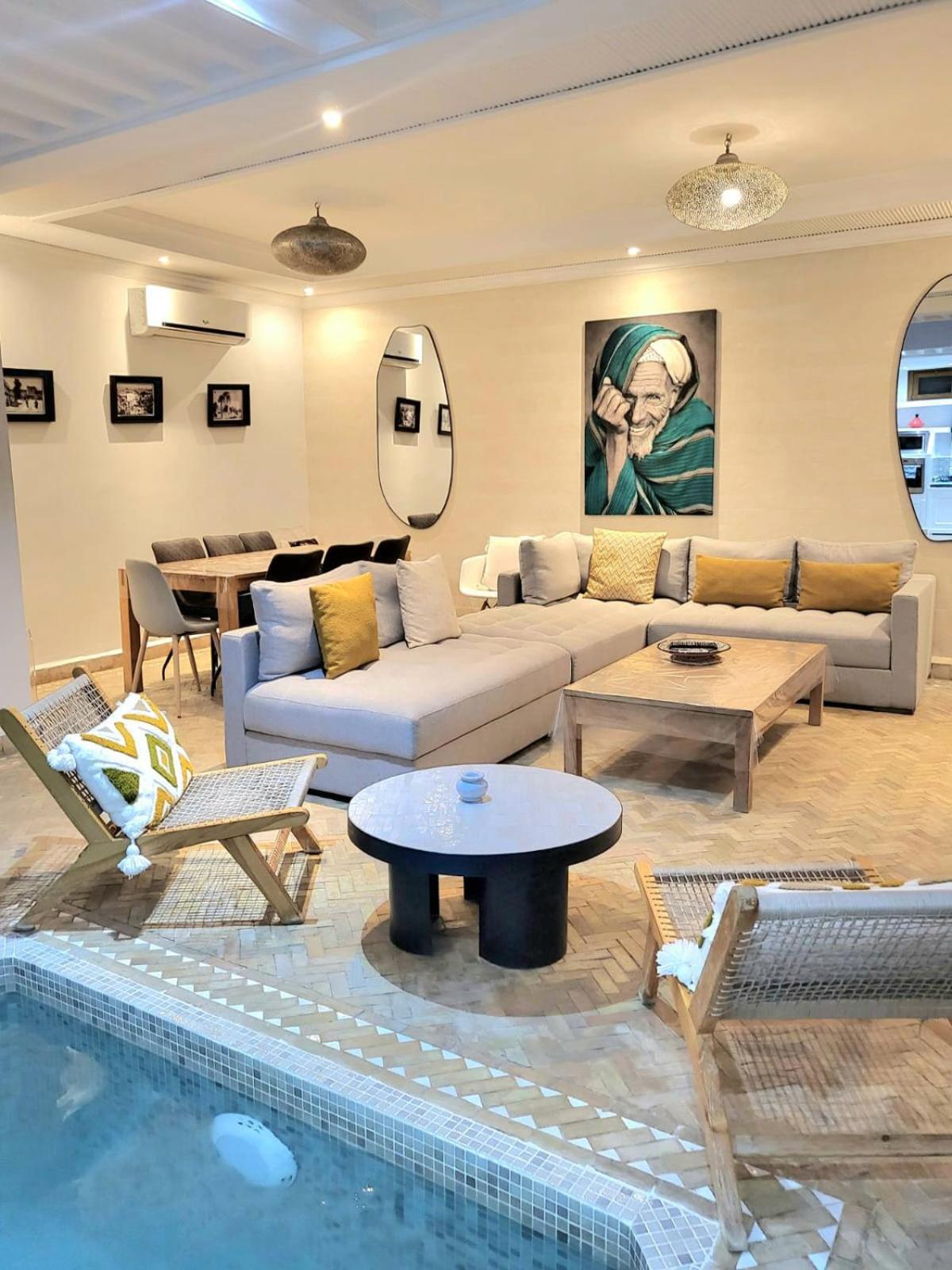 Riad Melilo Avec Piscine Chauffee Маракеш Екстериор снимка